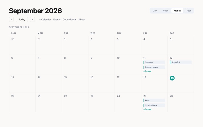 Calendar